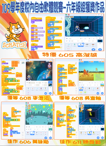 六年級組獲獎海報